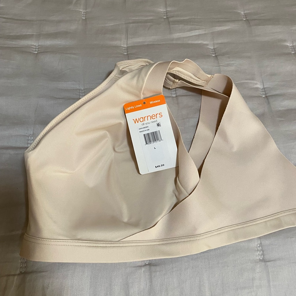 Warner's Cream Comfort Bra